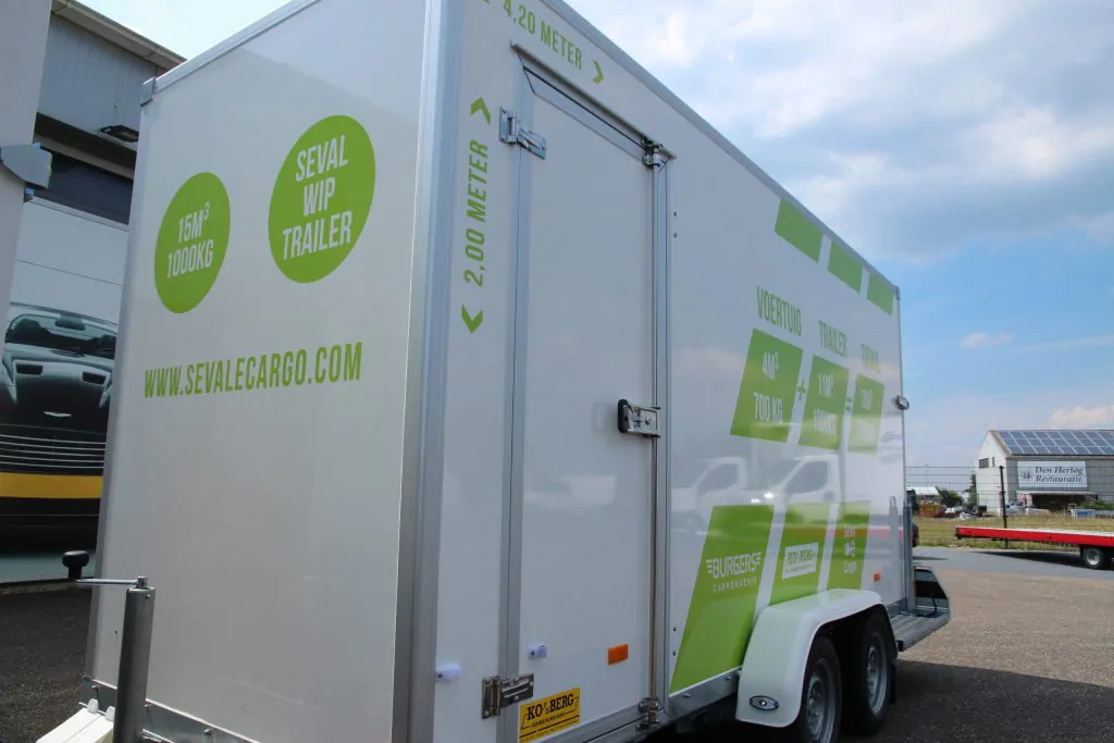Duurzame stadsbevoorrading met Seval City Wip Trailer