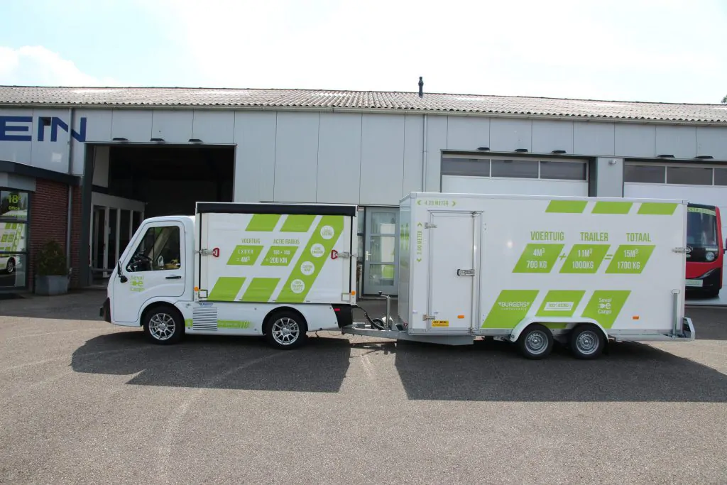 Duurzame stadsbevoorrading met Seval City Wip Trailer