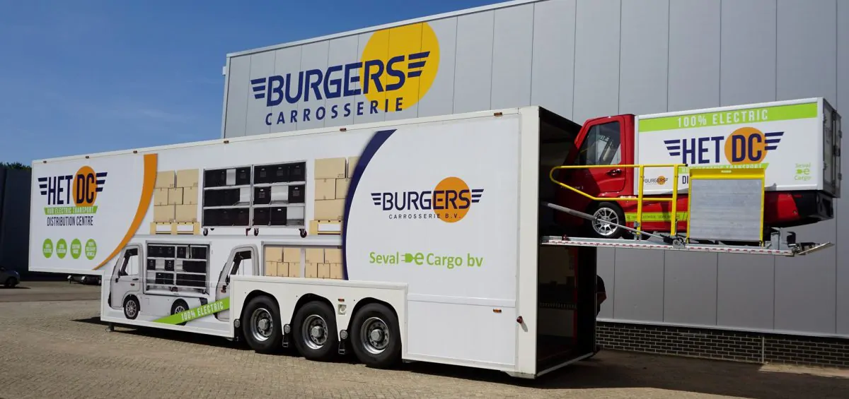 HET DC Mobiele Hub Seval e Cargo en Burgers Carrosserie