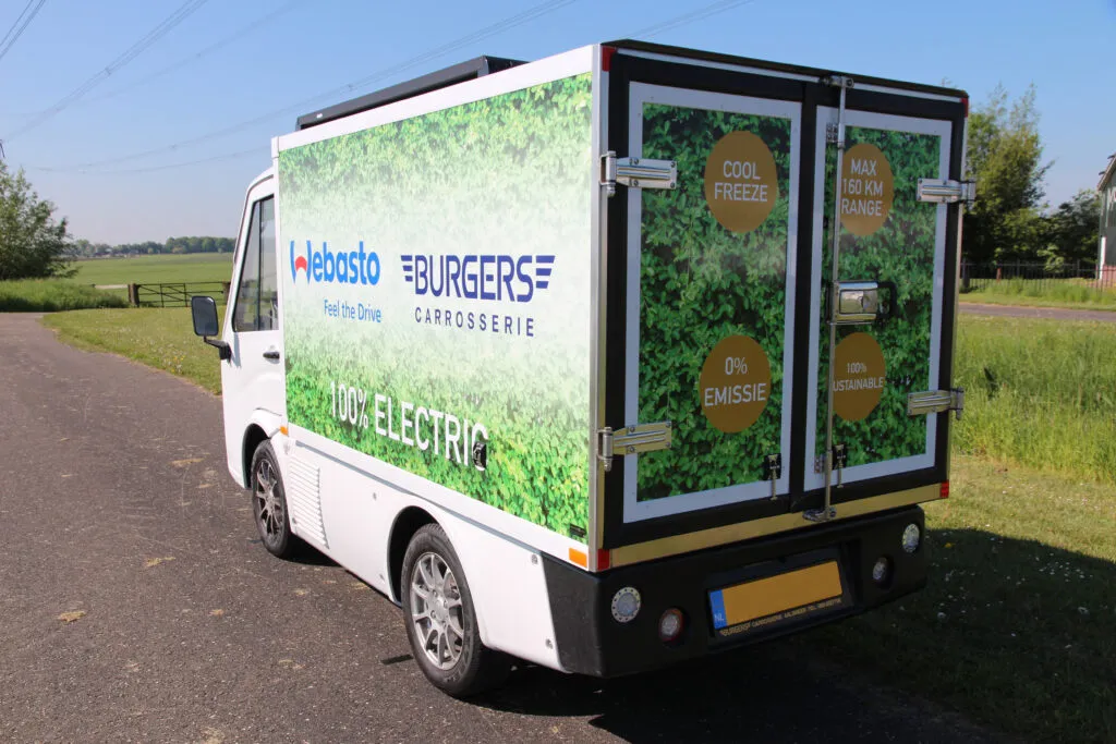 Sevic 100% elektrische koelwagen webasto