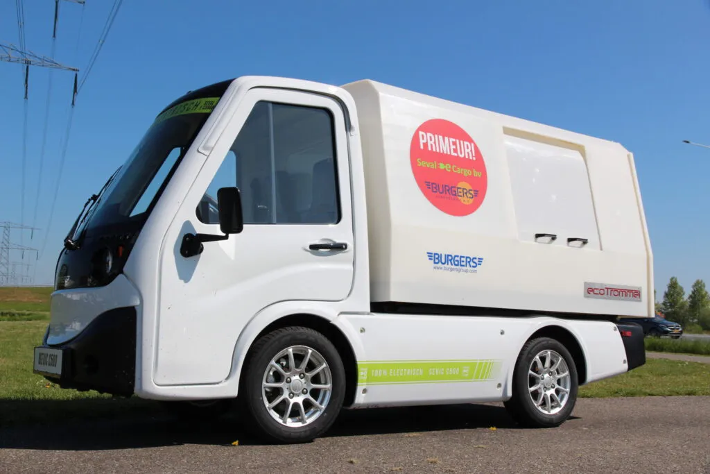 Sevic vuilveeg kieper ecotrommel perfect voor de afvalservice