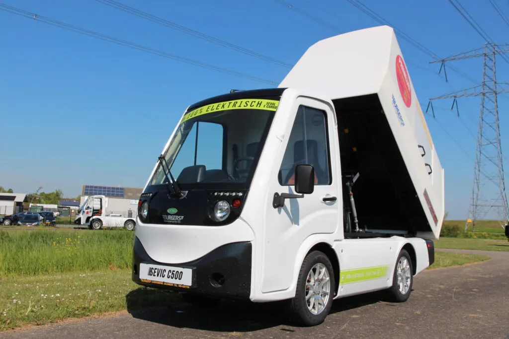 Sevic vuilveeg kieper ecotrommel perfect voor de afvalservice