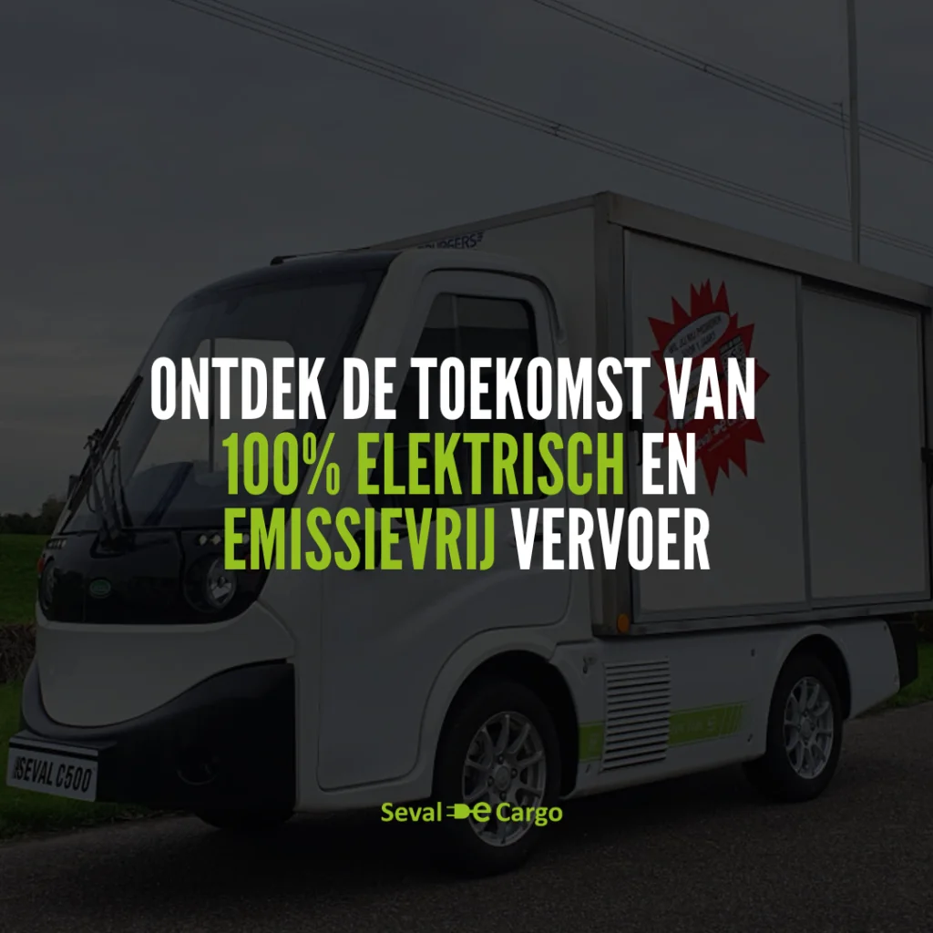 Emissievrij vervoer 100% elektrisch picknick autootjes picknick wagentjes lev voertuigen Seval c500 SEVAL c150
